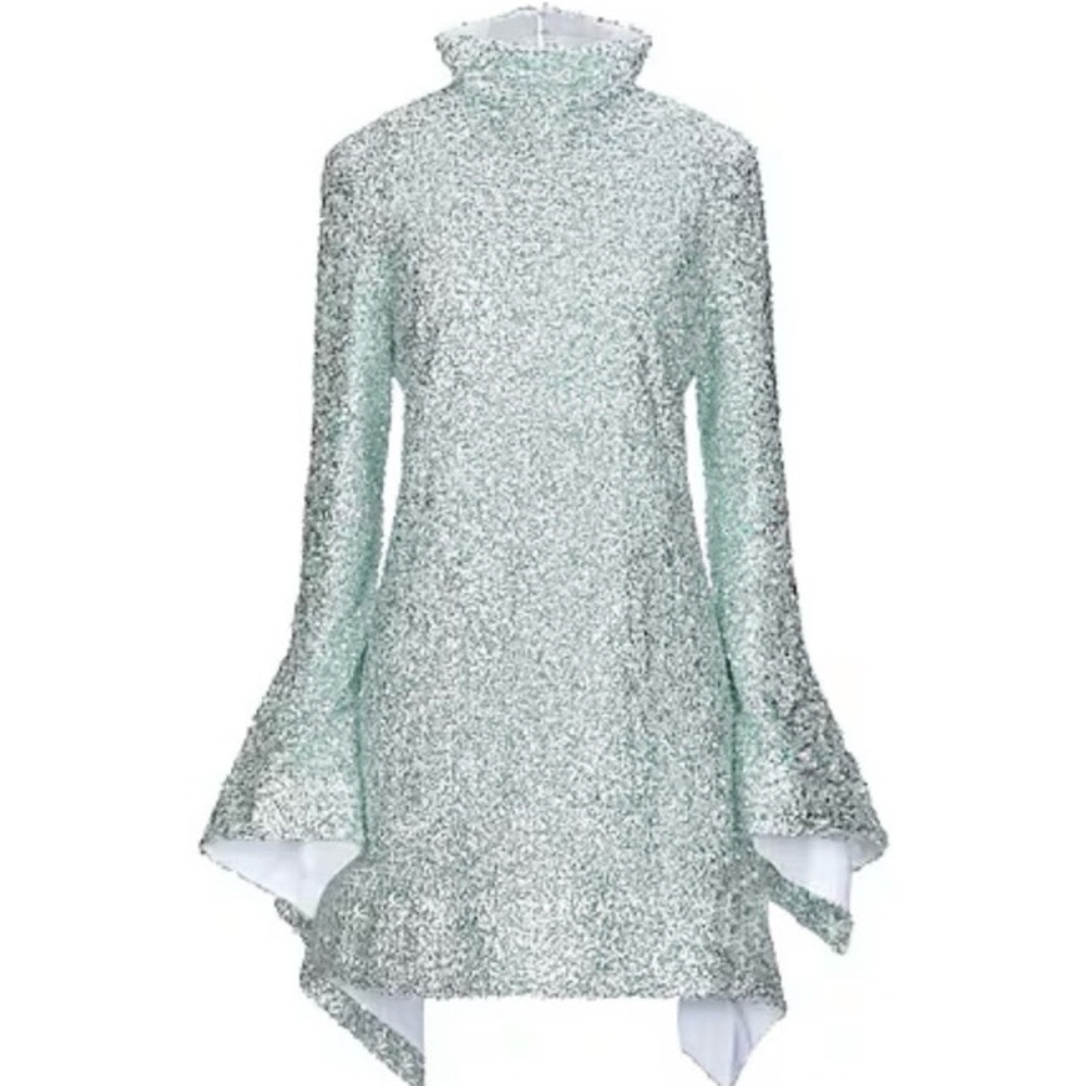 Halpern Perfect Holiday Sequin Dress